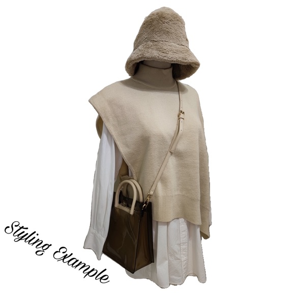 Vest layered nocollar shirts dress - Picture 2 of 12